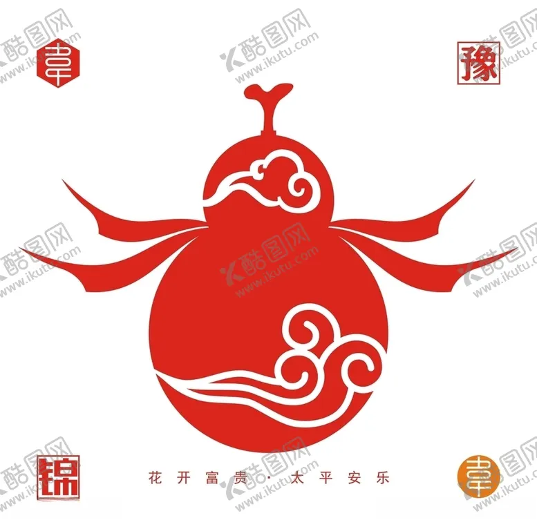 编号：56744907012128384019【酷图网】源文件下载-葫芦矢量图
