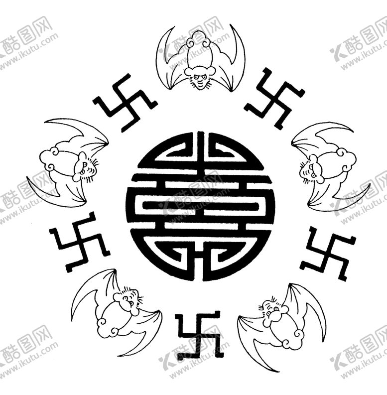编号：92581307131016252355【酷图网】源文件下载-中国传统吉祥图案
