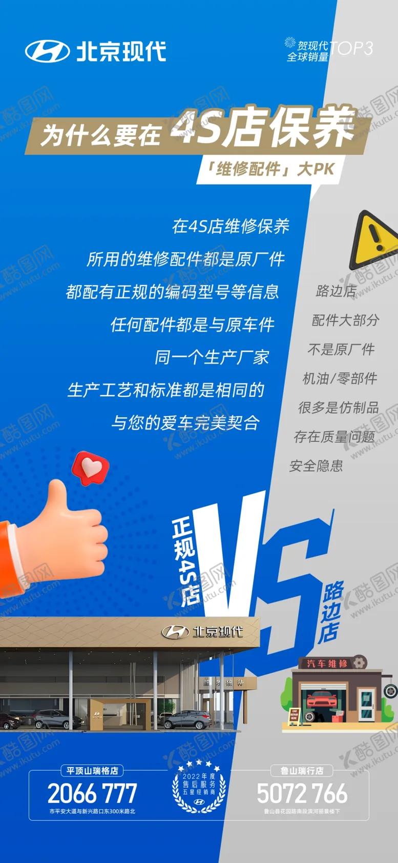 编号：96962412041538419723【酷图网】源文件下载-汽车行业保养宣传对比之配件篇