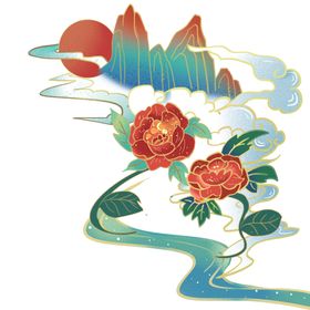 国潮仙鹤