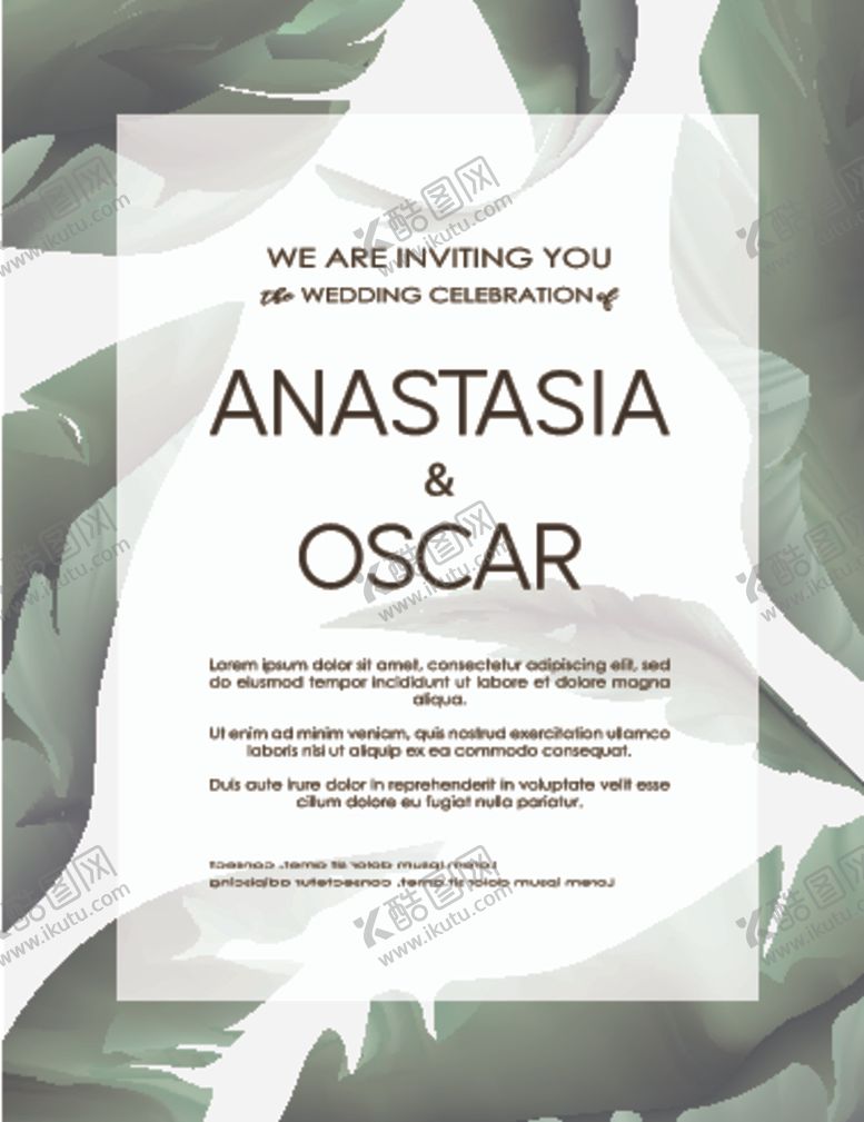 编号：29095710141034316626【酷图网】源文件下载-高端树叶海报设计