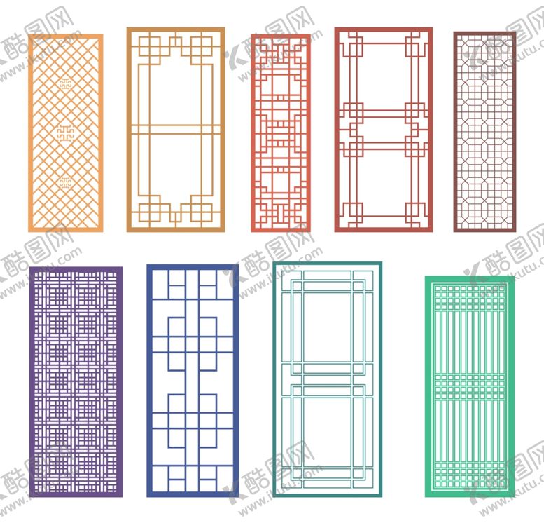 编号：89378810310213466605【酷图网】源文件下载-窗格窗花