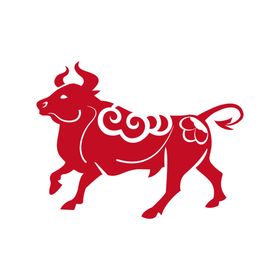 牛年牛剪纸图案