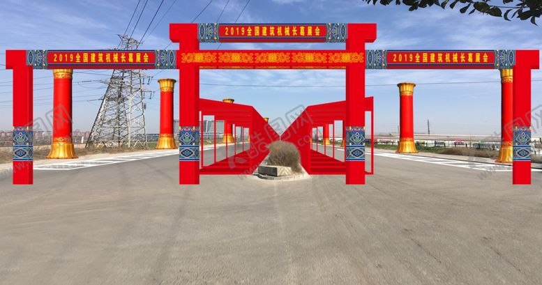 编号：78746605110159177086【酷图网】源文件下载-展会效果图