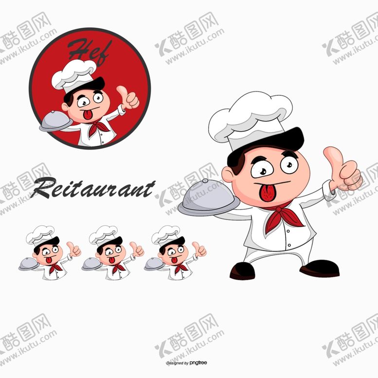 编号：43301807020516426233【酷图网】源文件下载-卡通厨师