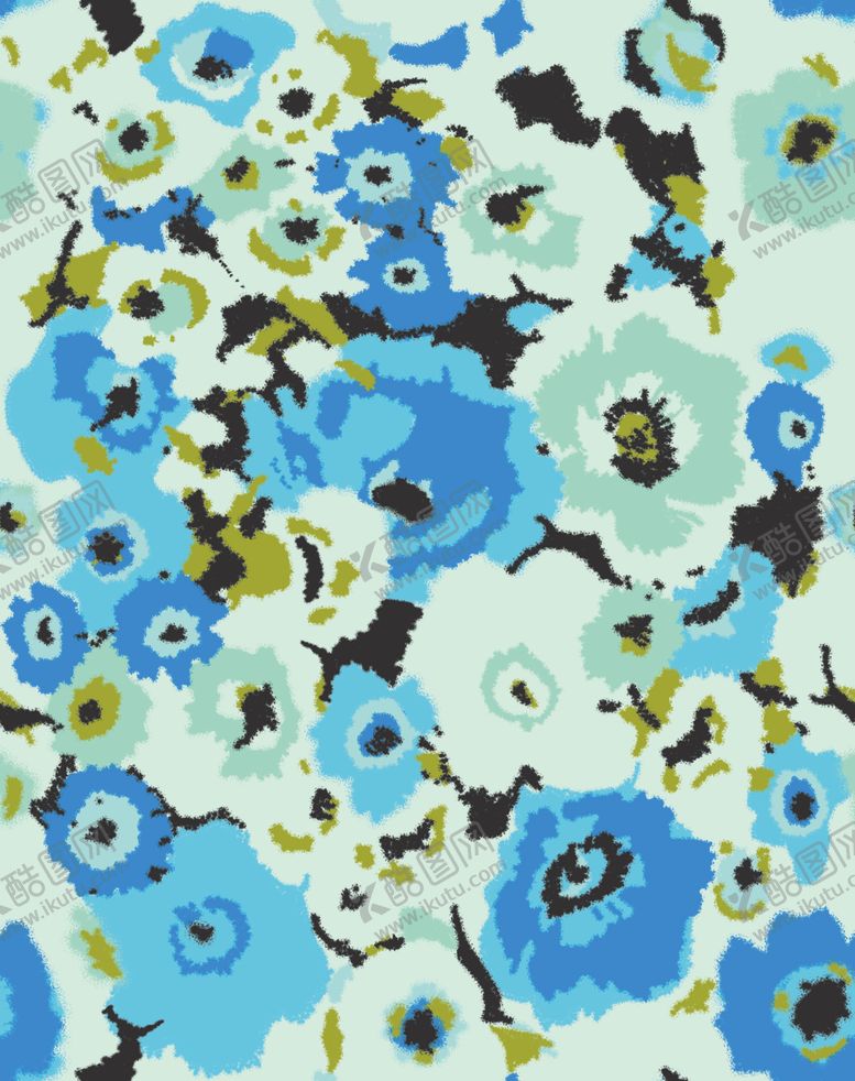 编号：82955209280347529615【酷图网】源文件下载-大牌手绘色块花