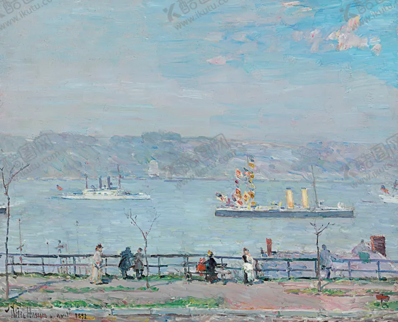 编号：10617906180346584668【酷图网】源文件下载-街景风景印象派油画