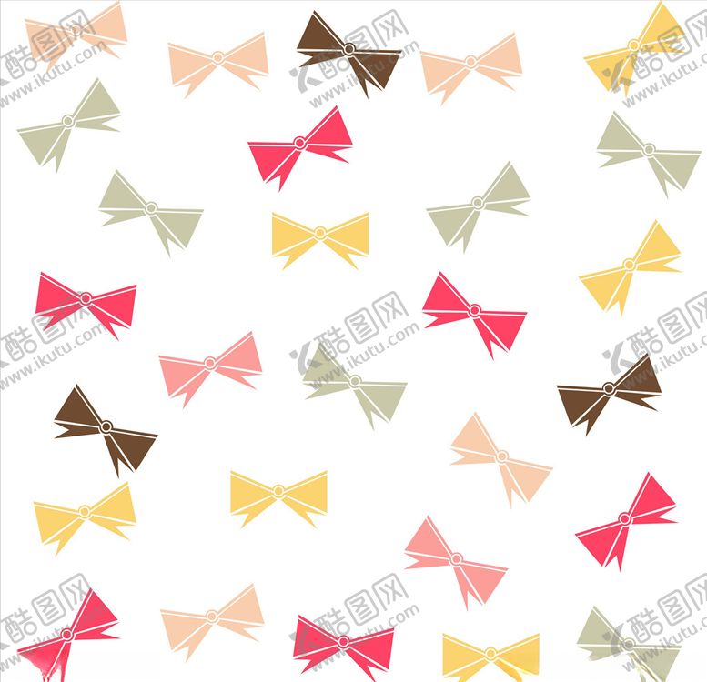 编号：99036909260348008697【酷图网】源文件下载-矢量蝴蝶结元素