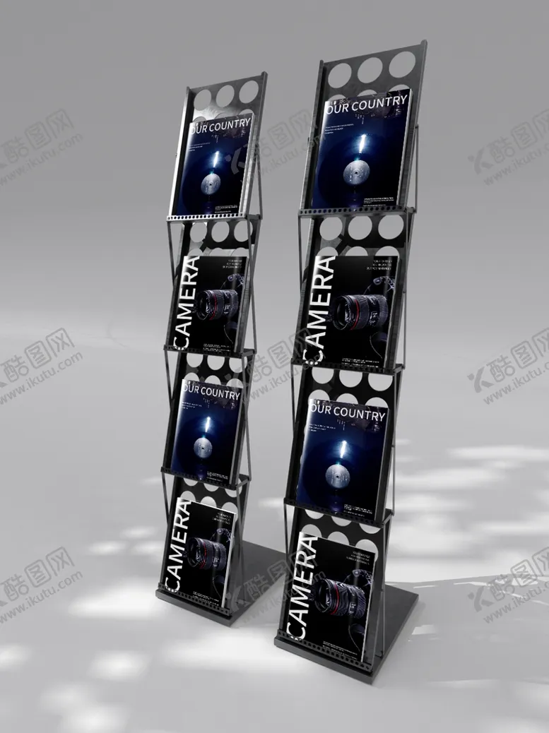 编号：82428906241836153671【酷图网】源文件下载-杂志架样机
