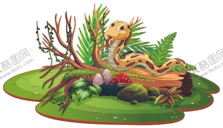 编号：65648910101452029874【酷图网】源文件下载-卡通蛇