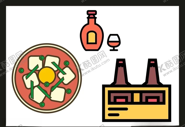 编号：26228904181716396767【酷图网】源文件下载-卡通美食餐饮