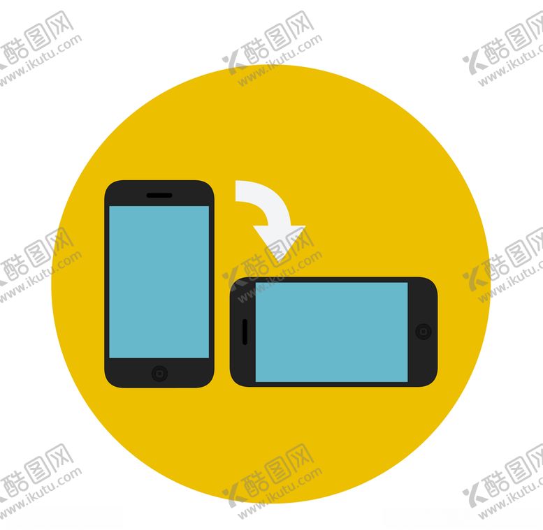 编号：15152607091551293333【酷图网】源文件下载-手机旋转UI标识标志