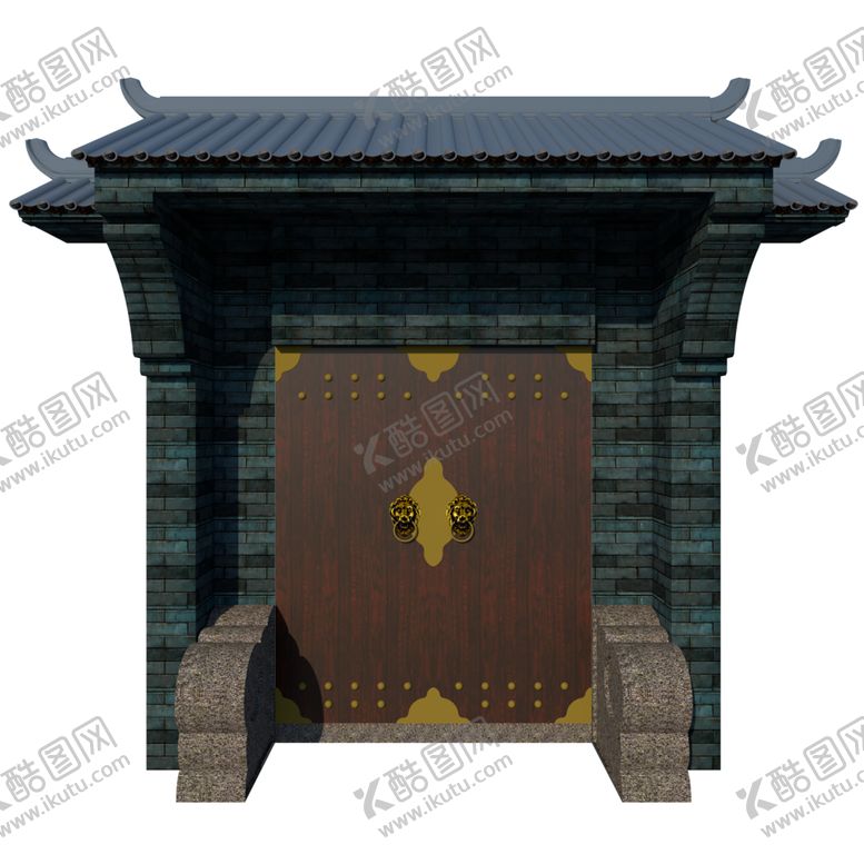 编号：60623801281144015263【酷图网】源文件下载-新中式门楼