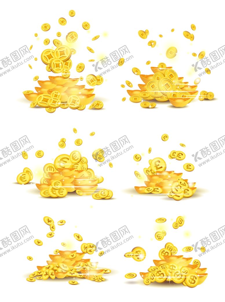 编号：84523709260957112663【酷图网】源文件下载-金币元宝素材