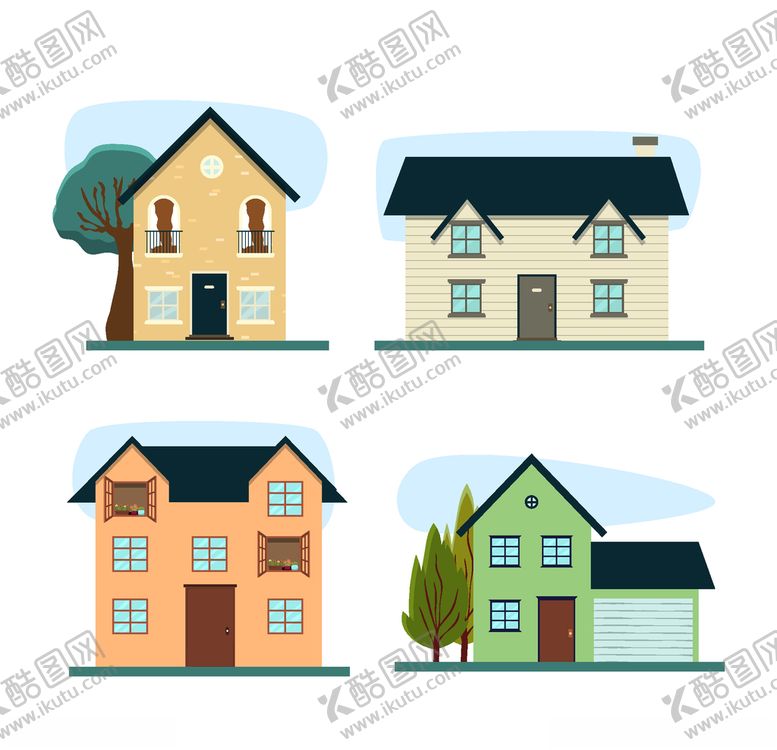 编号：85624610050844135286【酷图网】源文件下载-房屋