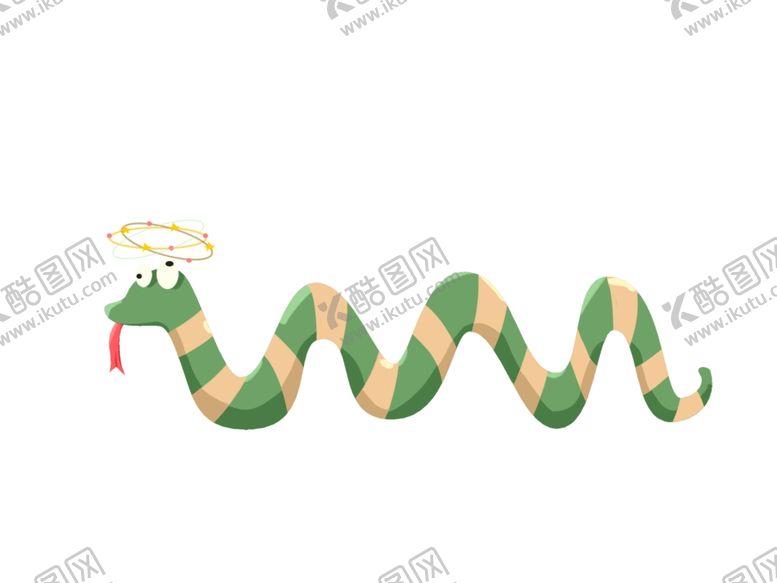 编号：37472102170008415864【酷图网】源文件下载-卡通蛇插画