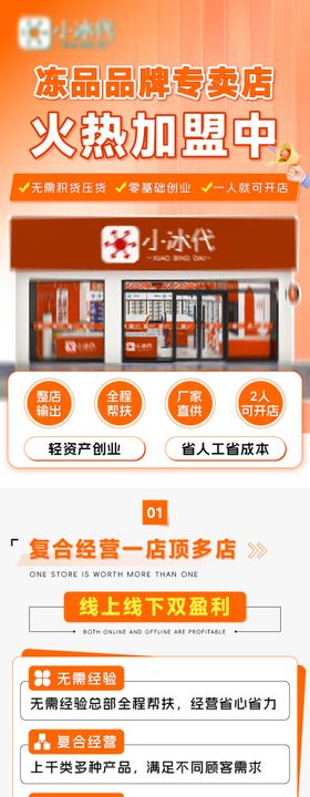 餐饮美食招商加盟海报