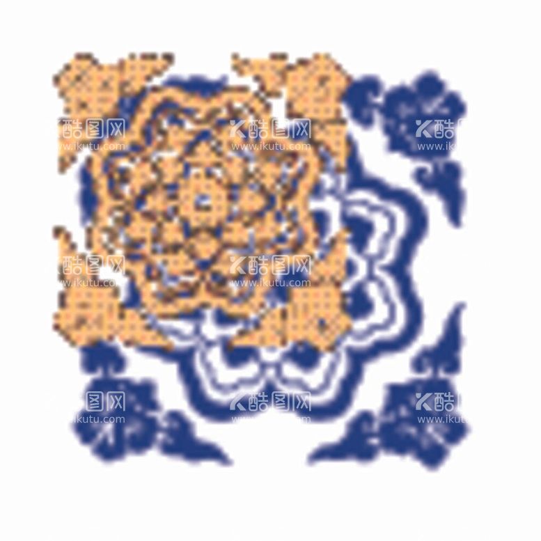 编号：24526812040157043344【酷图网】源文件下载-青花纹样