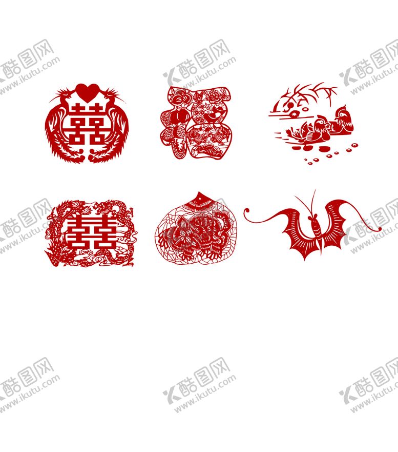 编号：97251310040646200619【酷图网】源文件下载-窗花剪纸
