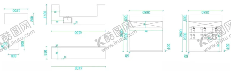编号：52780104270922392411【酷图网】源文件下载-净水器展位施工图