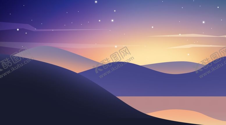 编号：90934309230050172584【酷图网】源文件下载-山水插画