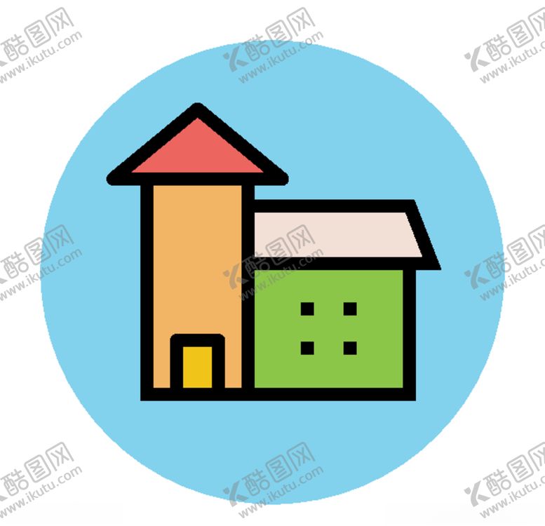 编号：63860504300053363509【酷图网】源文件下载-建筑图标