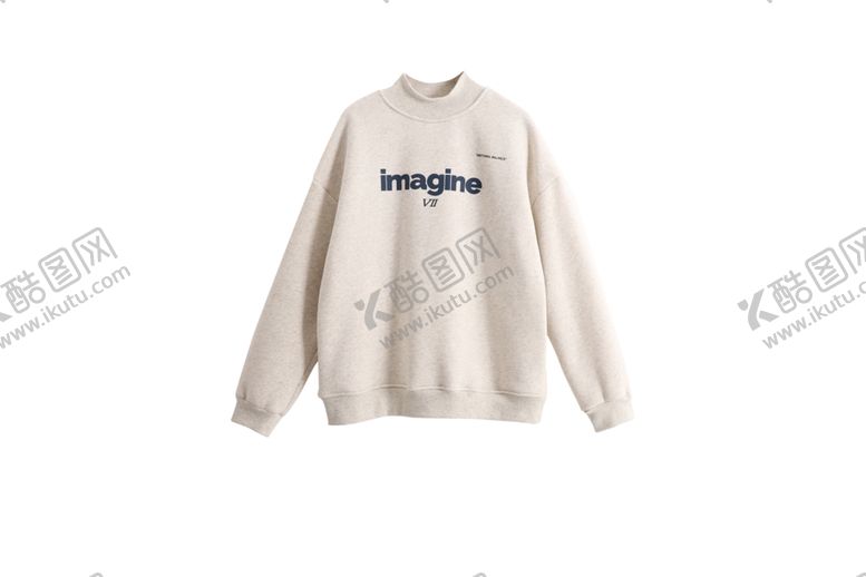 编号：73485209281617412489【酷图网】源文件下载-米色印花长袖