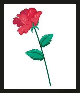 手绘花卉花朵素材素材