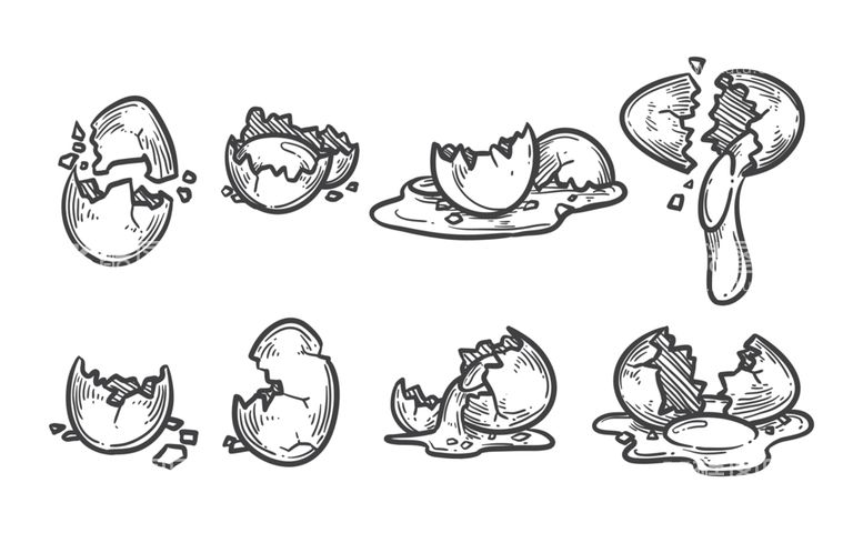 编号：75631512201434321075【酷图网】源文件下载-卡通鸡蛋