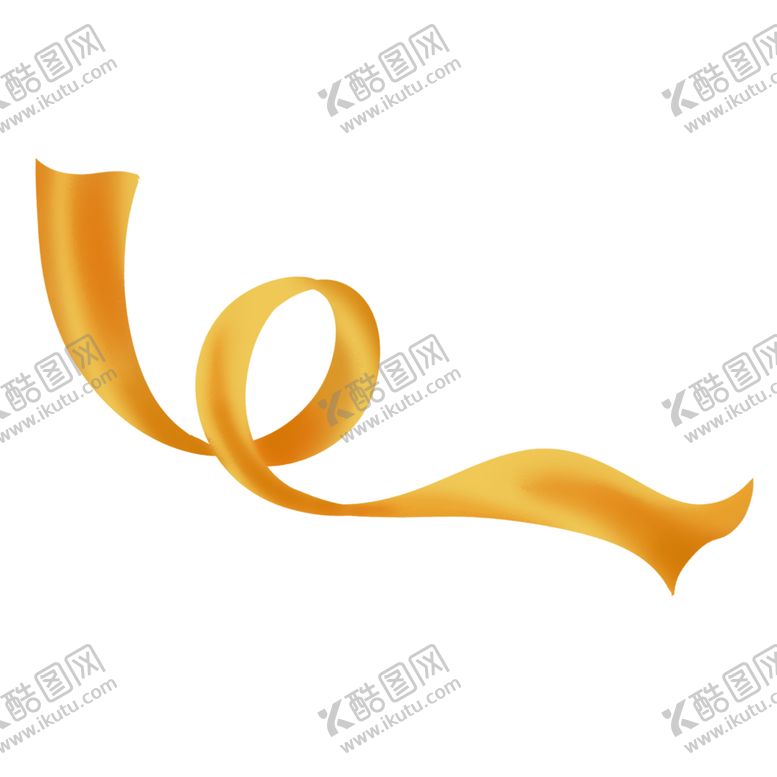 编号：81518505111924492440【酷图网】源文件下载-金色飘带