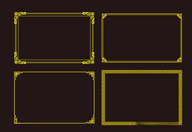 中式花纹边框
