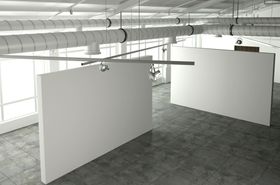 画廊海报墙壁展示画展样机