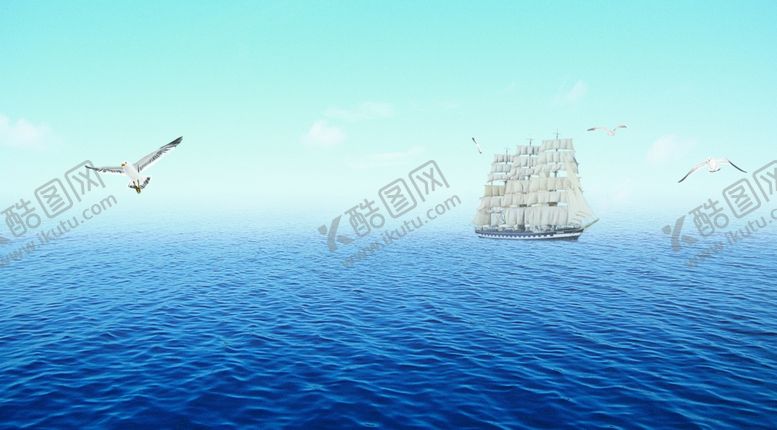编号：70370701260917017908【酷图网】源文件下载-蓝天大海
