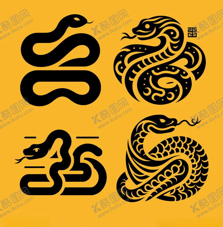 编号：18677401281012516046【酷图网】源文件下载-2025蛇年素材