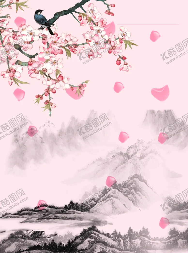 编号：59321802031333207006【酷图网】源文件下载-复古工笔画中国风PSD模板
