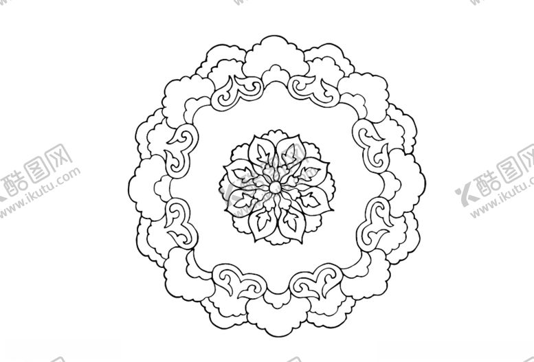 编号：14054107040738136480【酷图网】源文件下载-中国古典花纹