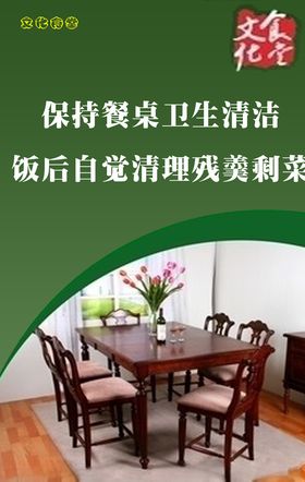 餐桌文化系列海报