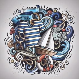 海洋主题插画图案