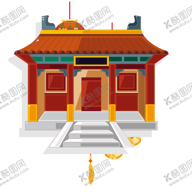 编号：78245606300939325944【酷图网】源文件下载-手绘古建筑