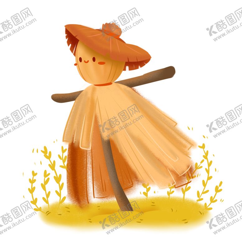 编号：81525002230900285970【酷图网】源文件下载-稻草人透明素材