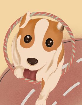 卡通狗