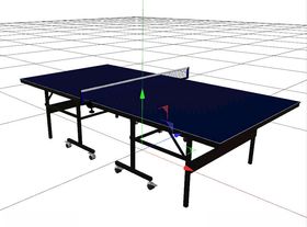 C4D模型乒乓球桌