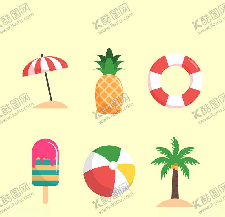 编号：22093309280909121960【酷图网】源文件下载-夏日元素