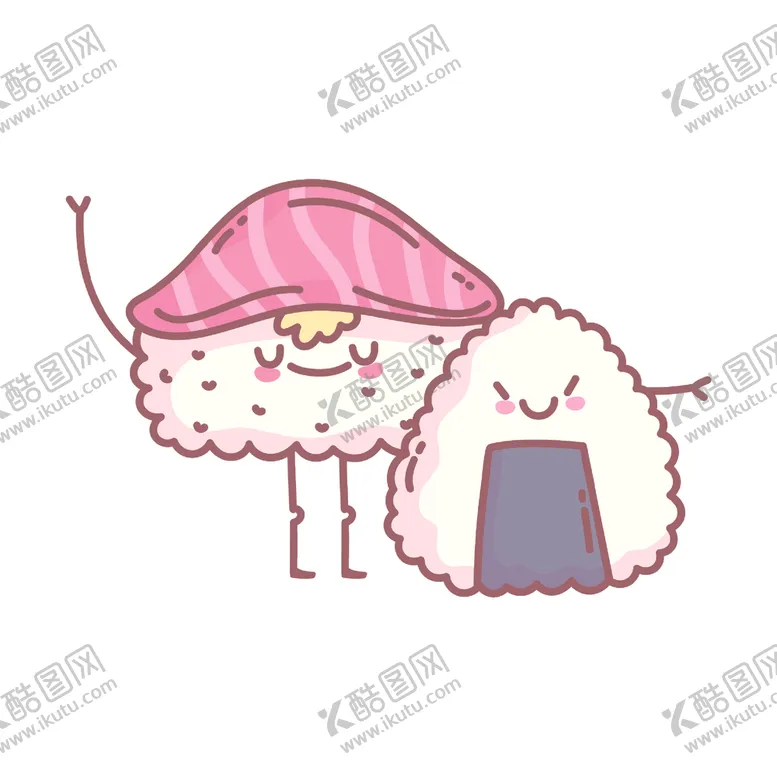 编号：59603804280829393461【酷图网】源文件下载-卡通日本寿司