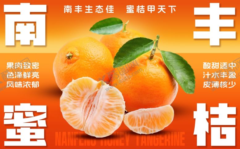 编号：72067204061803335177【酷图网】源文件下载-新鲜丰蜜桔诱人上市