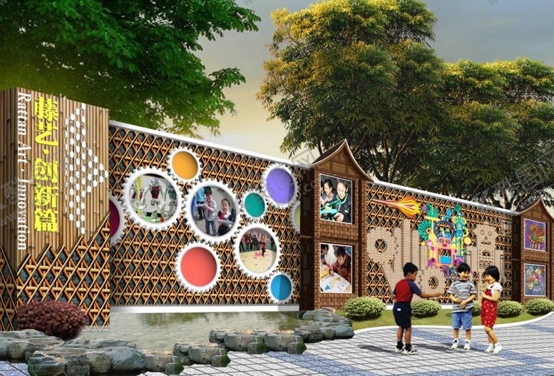 编号：35082610280038355260【酷图网】源文件下载-怀远小学藤艺创新篇