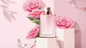 鲜花背景化妆品背景广告底图