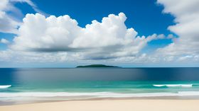 春季海边风景