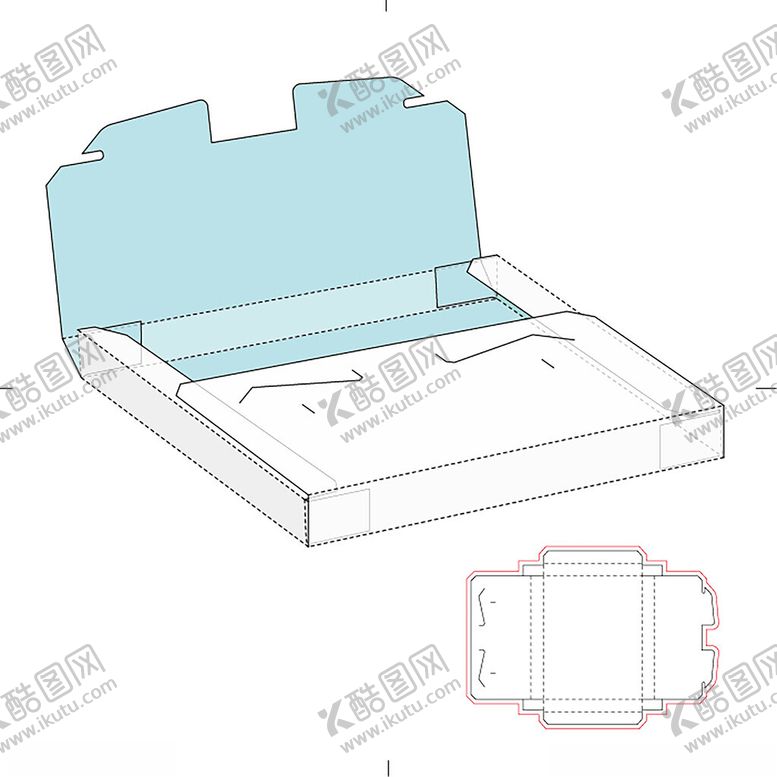 编号：13981901310452235245【酷图网】源文件下载-礼盒立面展开图