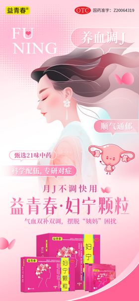 妇科药品海报
